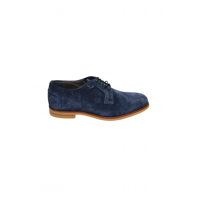 pb10192G9ecam760 Pollini Herren Suede Blue