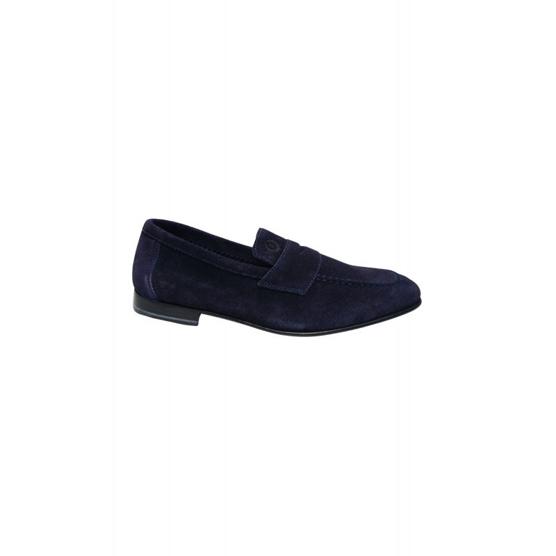 pb10211C9ecam750 Pollini Frauen Wildleder Blau