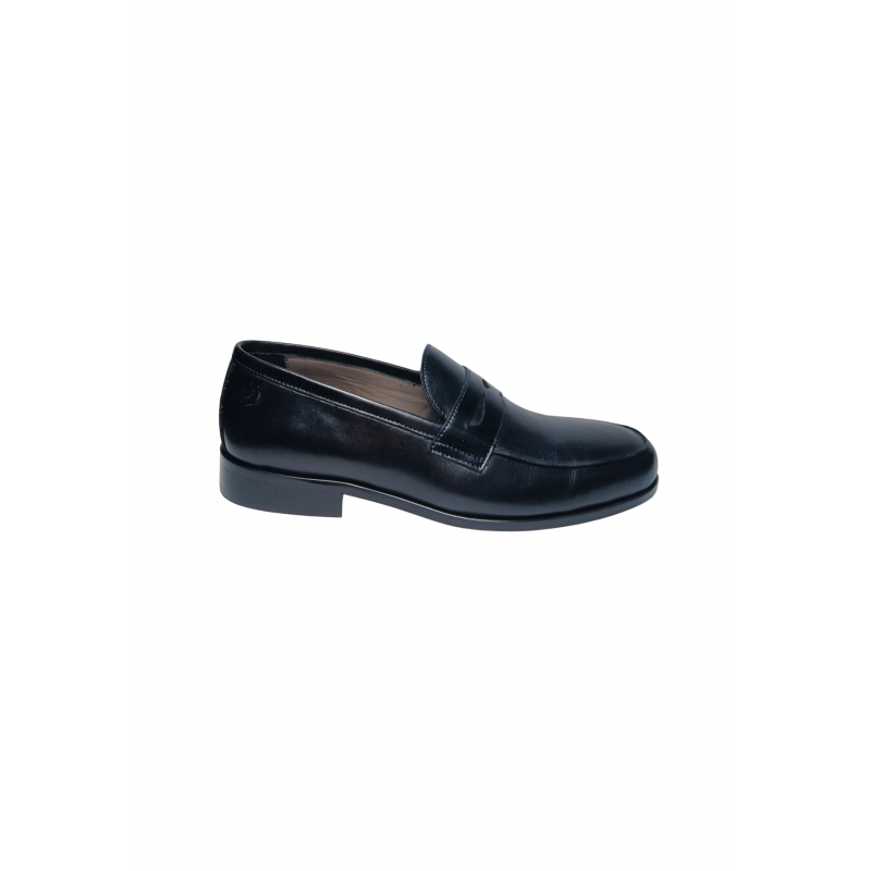 pb10222C9evit000 Pollini Herren Leder Schwarz