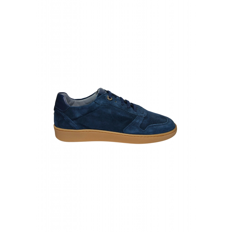 pb15053G9ecam750 Pollini Herren Suede Blue