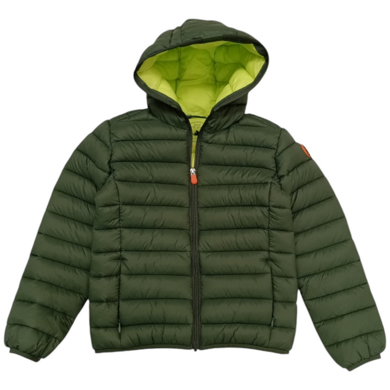 Save The Duck - Grune Weste 50028 Int.fluo J30650B GIGA19