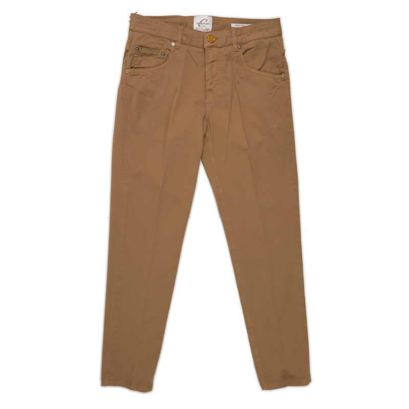 Camouflage - 5 Taschen Popeline ROCCO T162 264 KAKI