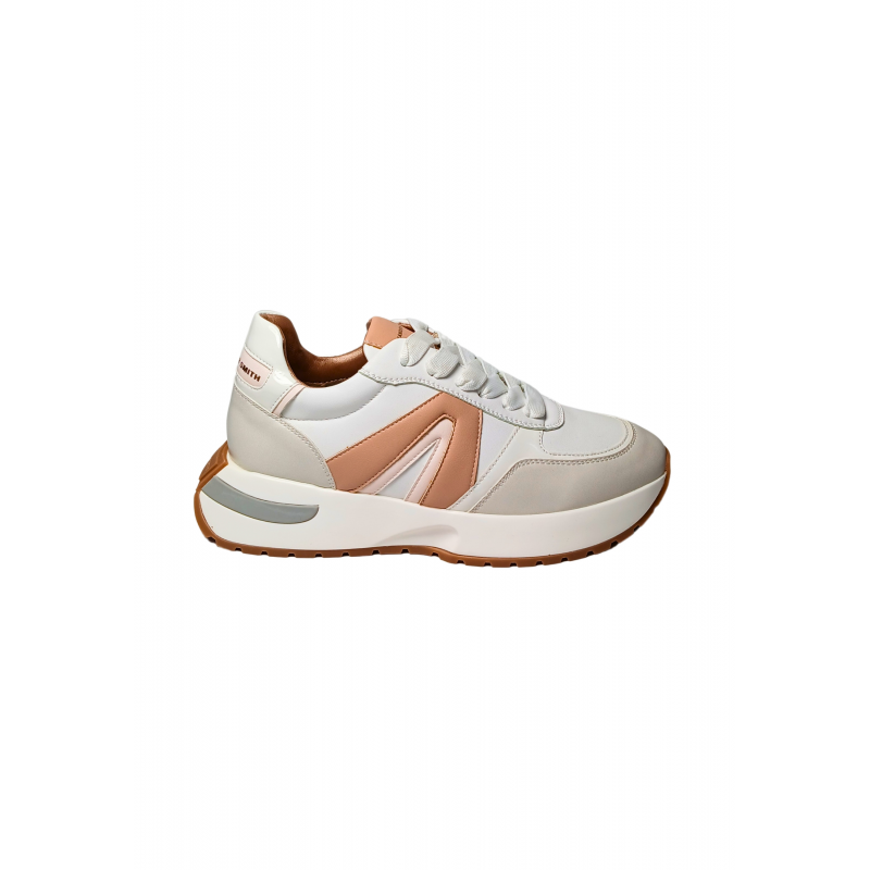 Schuhe fur Damen Alexander Smith Hyde Frau- WeiBe Nude