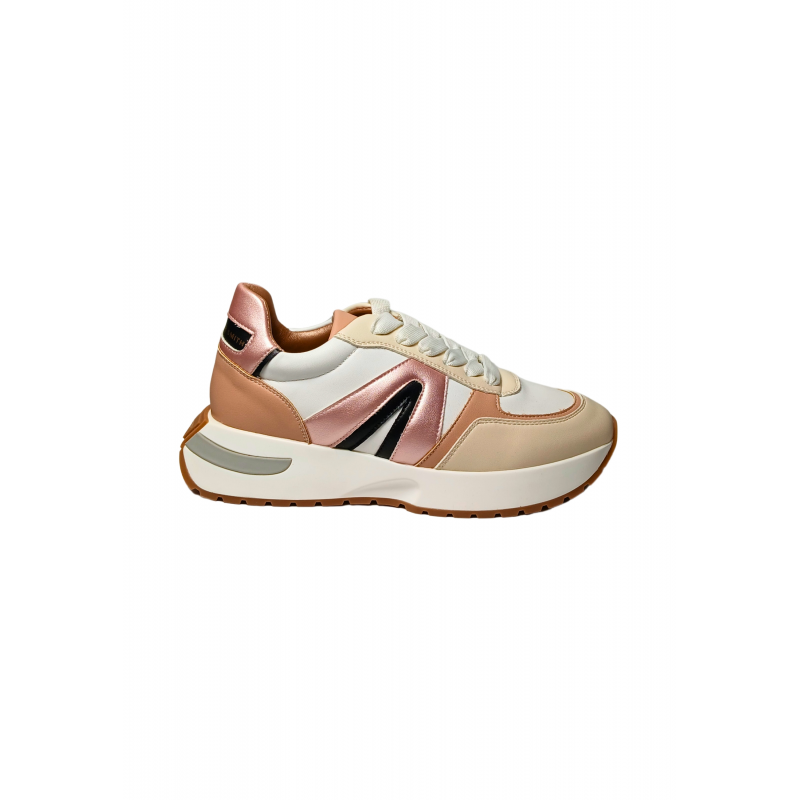 Schuhe fur Damen Alexander Smith Hyde Frau Elfenbein Rose