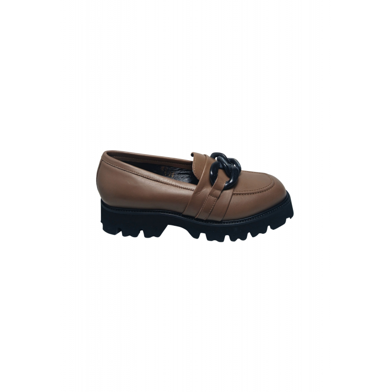 sa10014G9dtof209 Pollini Frauen Leder Braun