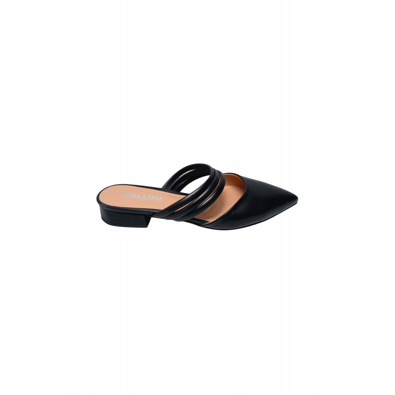 sa11062C9enap000 Pollini Frau Nappa Schwarz