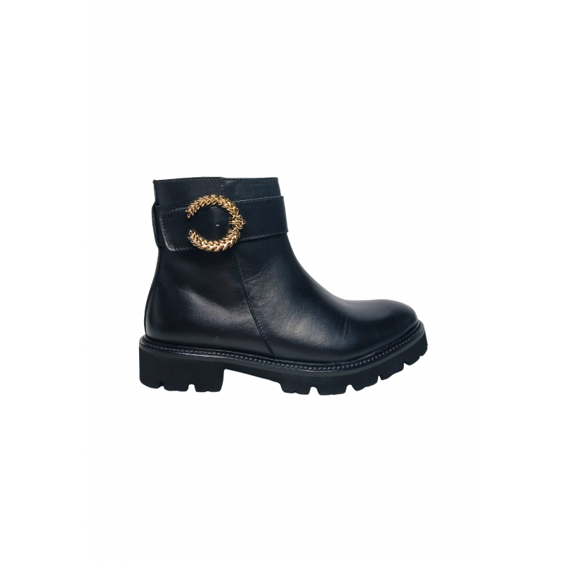 sa21103g9fvit000 Pollini Frauen Leder Schwarz