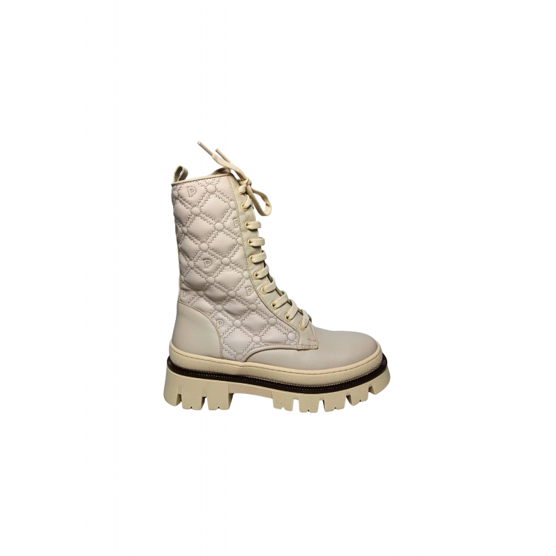 sa24014G9dvtr11A Pollini Frau Leder Beige