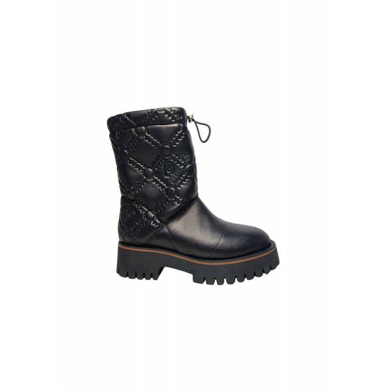 sa24045H9fvtr00A Pollini Frauen Leder Schwarz