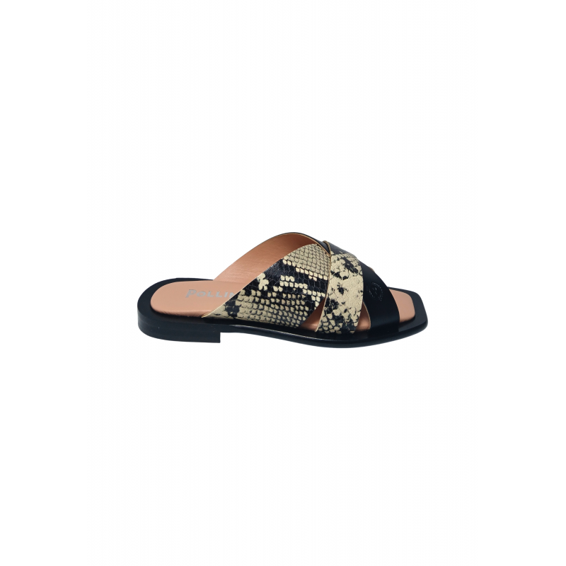 sa28071C9evit95A Pollini Frauen Leder Schwarz