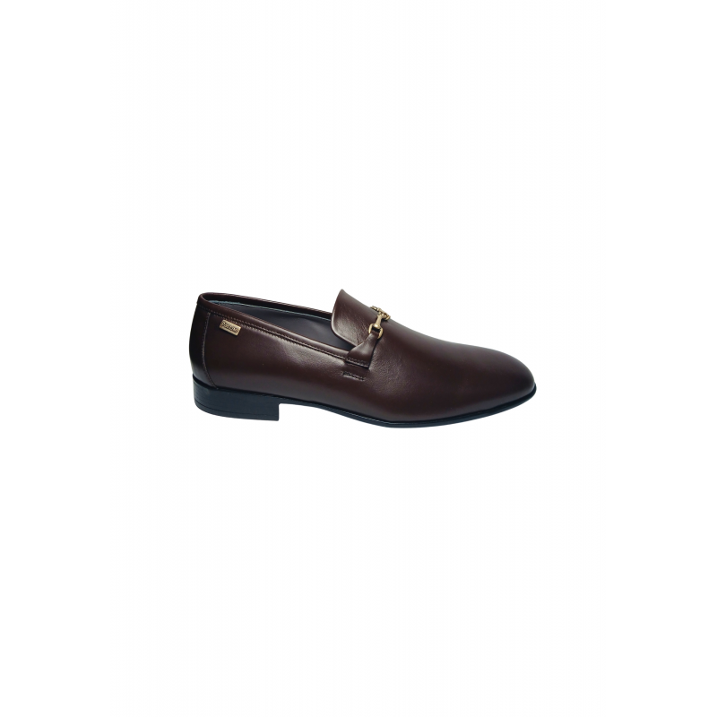 sb10042G0eua0313 Pollini Mann braunes Leder
