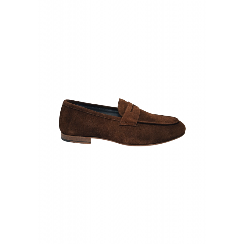 sb10162C0gub0301 Pollini Mann Camoscio Brown