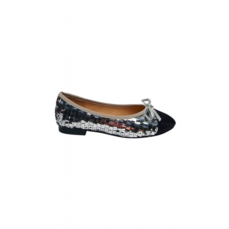 smw34A47P2612334 Steve Madden Frau Pailletten Silber