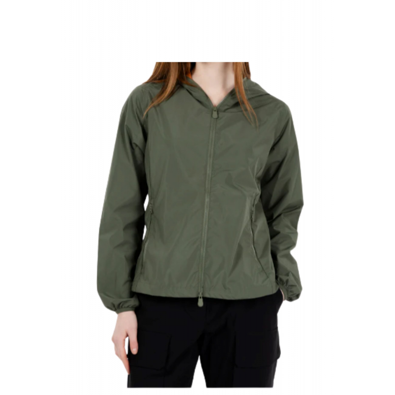 Jacke mit Kapuze Frau Save The Duck Star Thyme Green