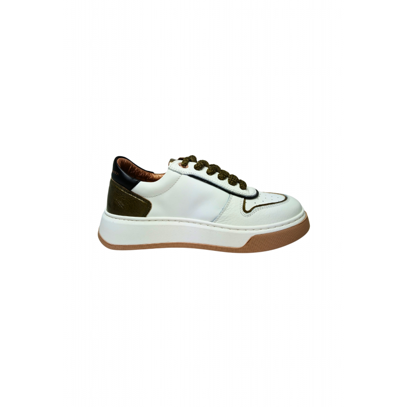 Schuhe fur Damen Alexander Smith Harrow Frau WeiB Militar Turnschuhe