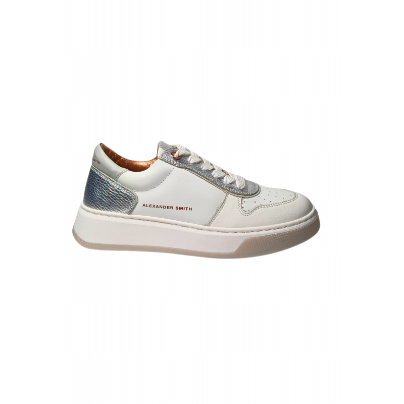Schuhe fur Damen Alexander Smith Harrow Frau-WeiB Silber