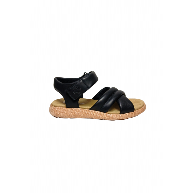 Schuhe fur Damen Timberland Belmar Waves Backstrap Sandal Medium Schwarz Vollkorn