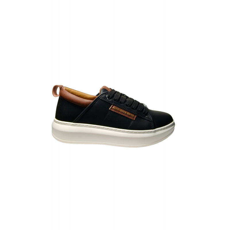 Schuhe fur Herren Alexander Smith Eco-Wembley Man-Black Brown