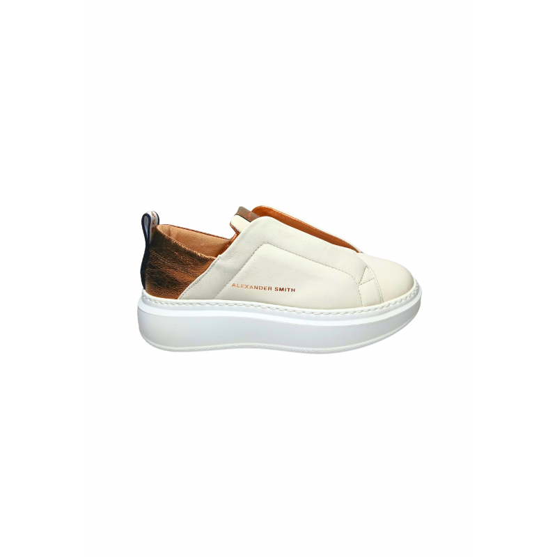 Schuhe fur Damen Alexander Smith Wenbley Slip-on Frau Off White Bronze