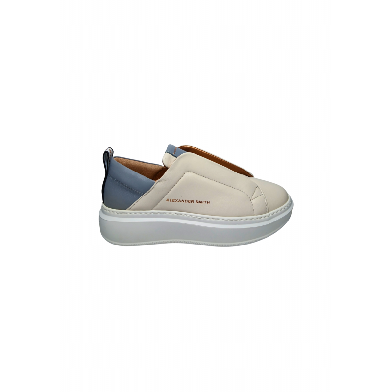 Schuhe fur Damen Alexander Smith Wenbley Slip-on Frau Off White Azure