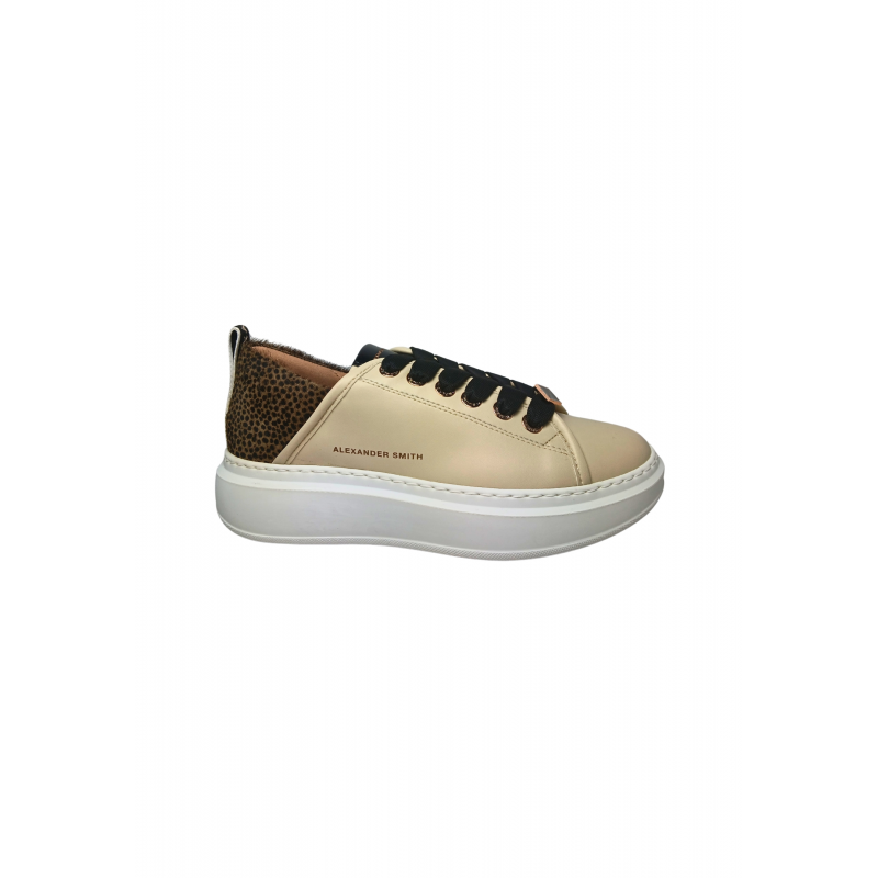 Schuhe fur Damen Alexander Smith Wembley Damen Sneaker, Beige Sand