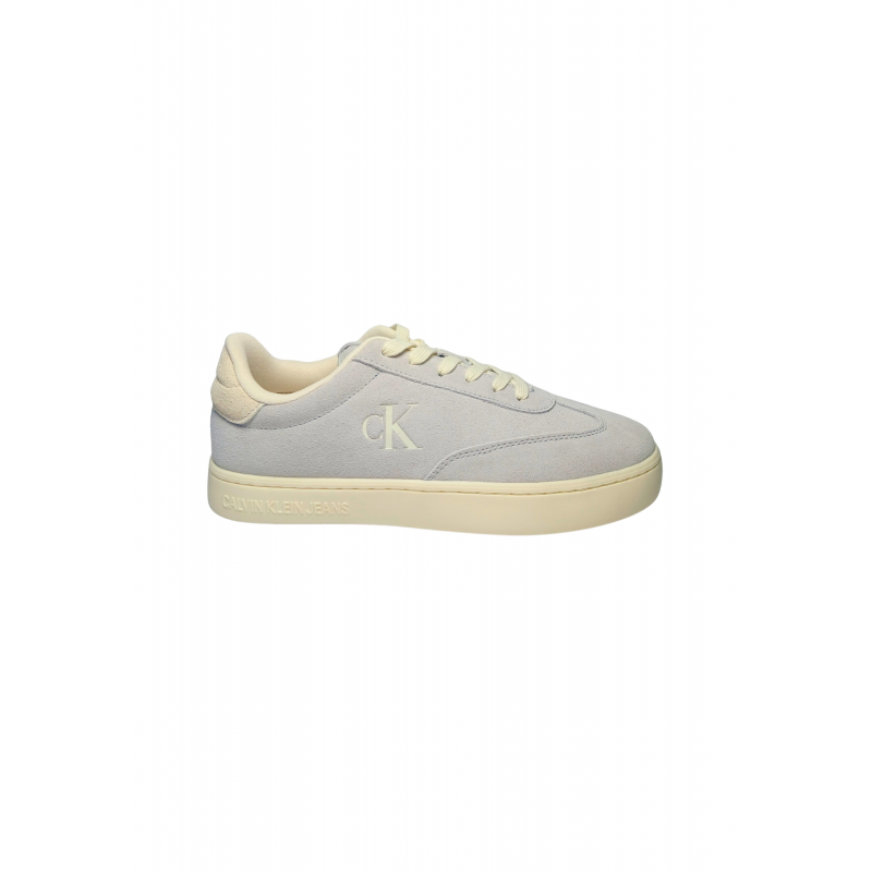 Schuhe fur Herren Calvin Klein Jeans Niedrige Sneaker, Seitenlogo, weiBe Spitze