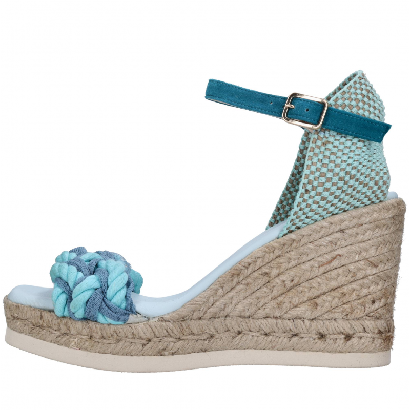 Fabi Schuhe mit blauem Absatz