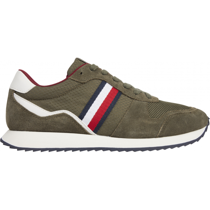 TOMMY JEANS Grune Turnschuhe