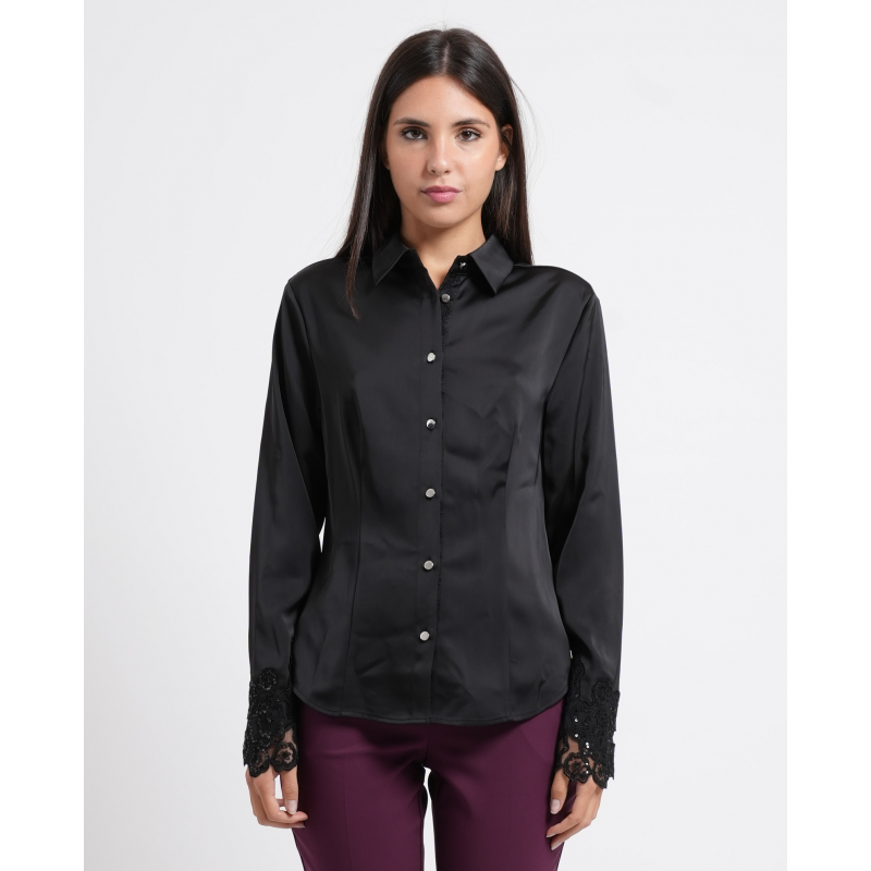 Fracomina Shirts Schwarz
