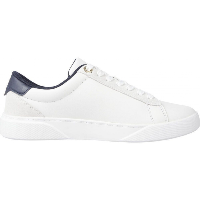 TOMMY JEANS Cremefarbene Turnschuhe