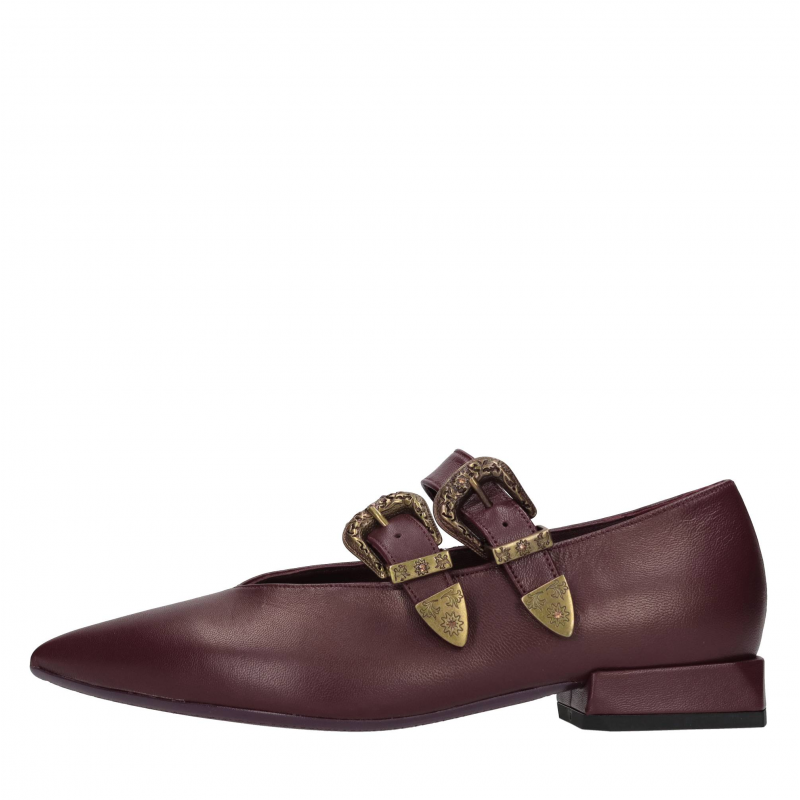 Lorenzo Mari Niedrige Schuhe Bordeaux