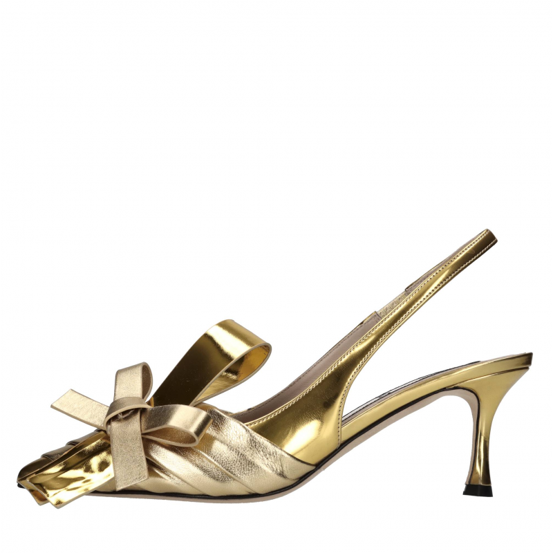 N°21 Schuhe mit Gold Absatz