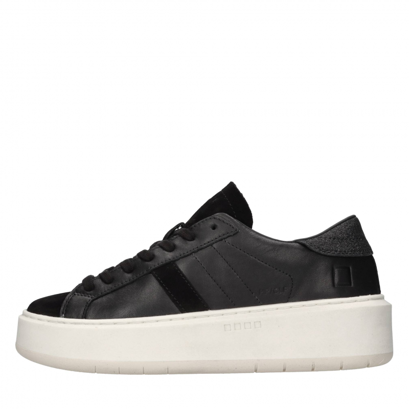 D.a.t.e. Schwarze Sneaker