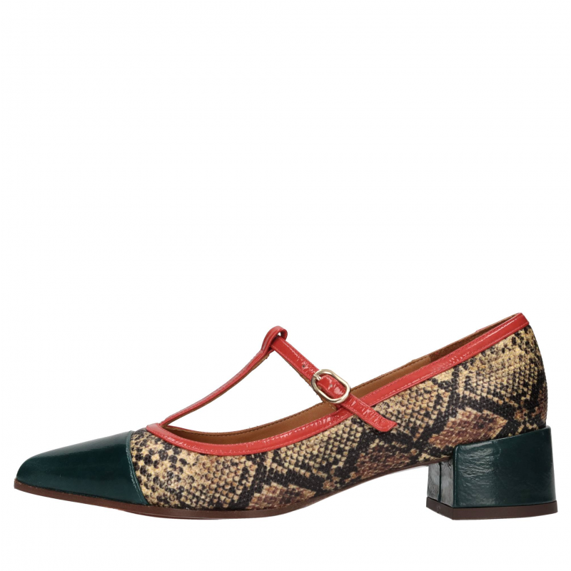 Chie Mihara Schuhe mit mehrfarbigem Absatz