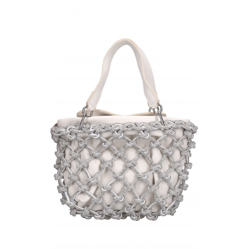 Themoire' Taschen... Silber