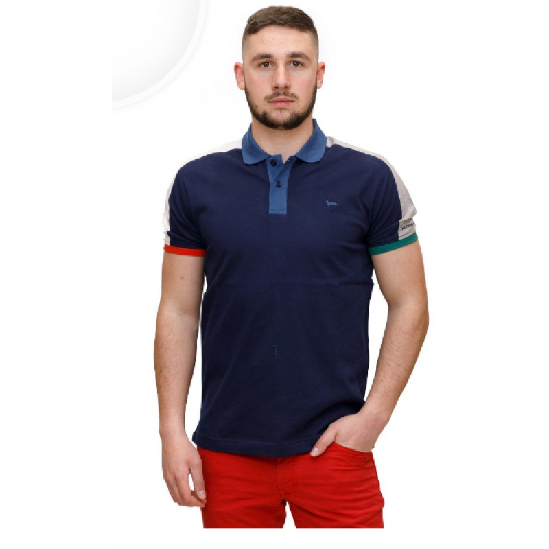 Blaues T-Shirt und Poloshirt von Harmont & Blaine
