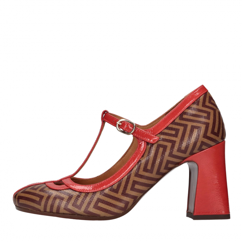 Chie Mihara Schuhe mit mehrfarbigem Absatz