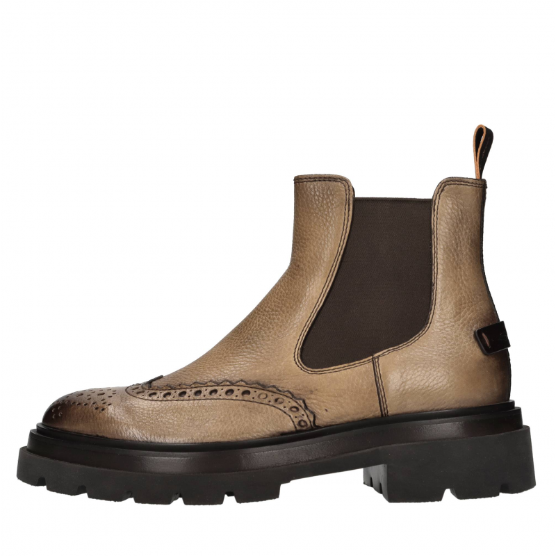 Santoni Schwarze Stiefel