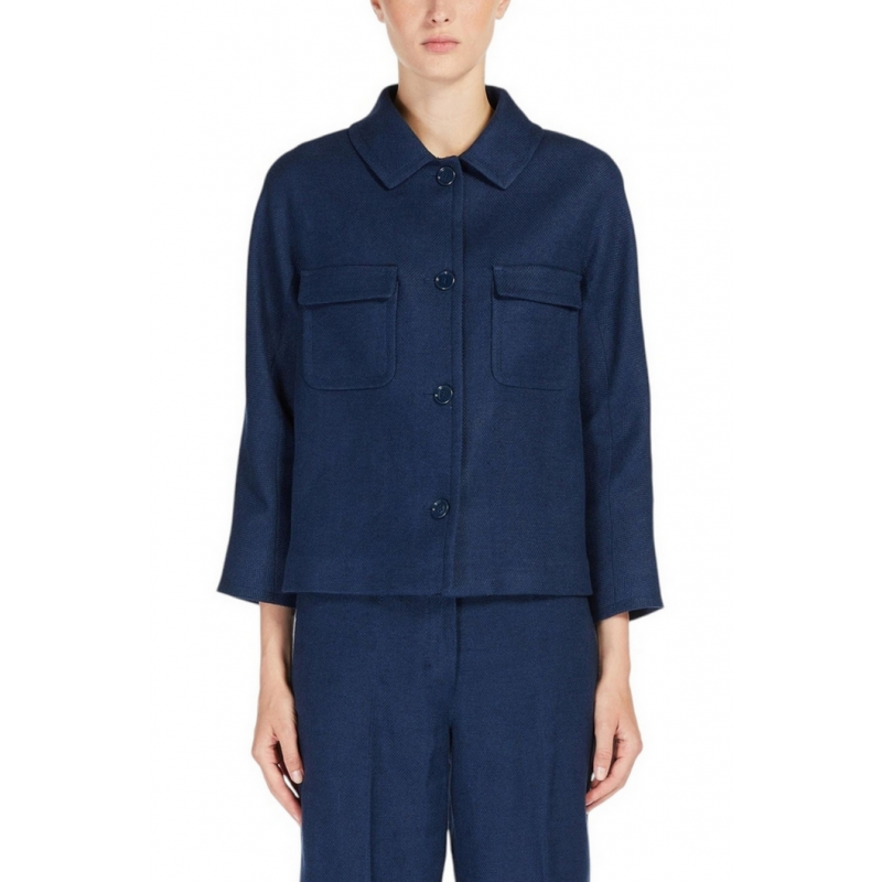 S Max Mara Jacken Blaue Jeans