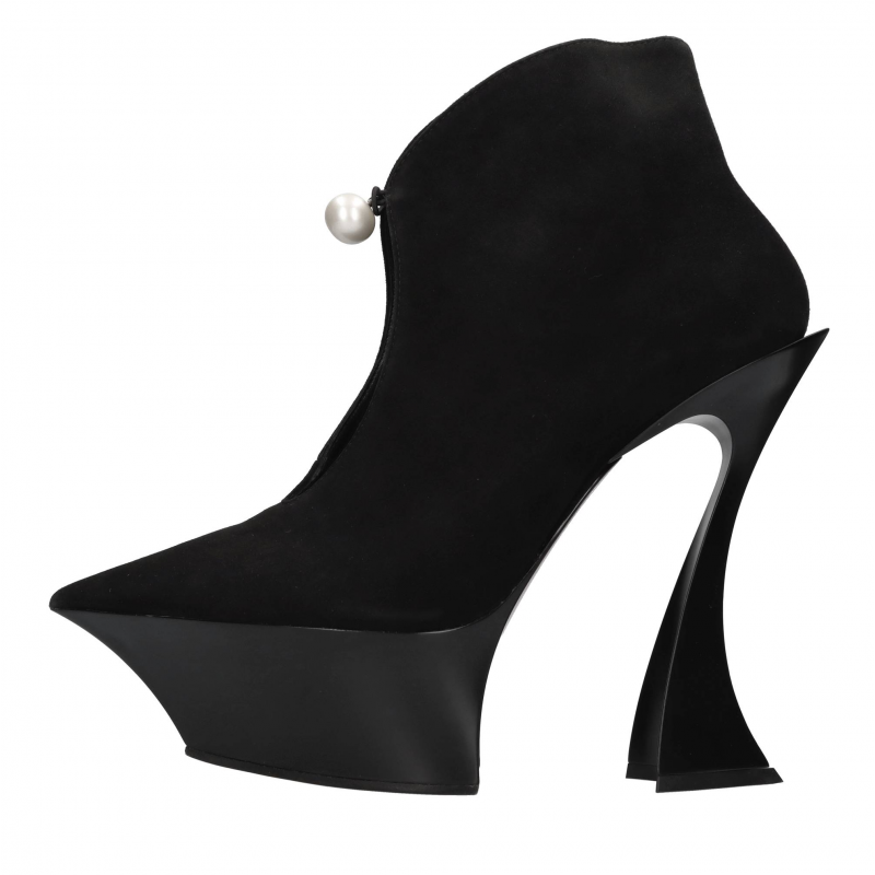 Mugler Stiefel schwarz
