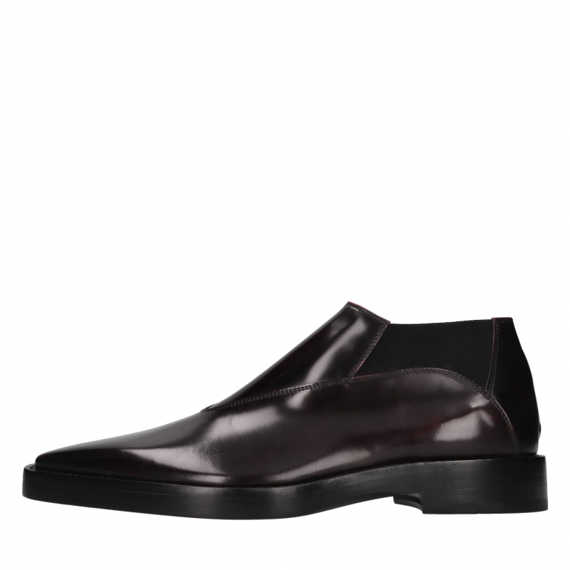 Mugler Damenstiefel mit Fellfutter