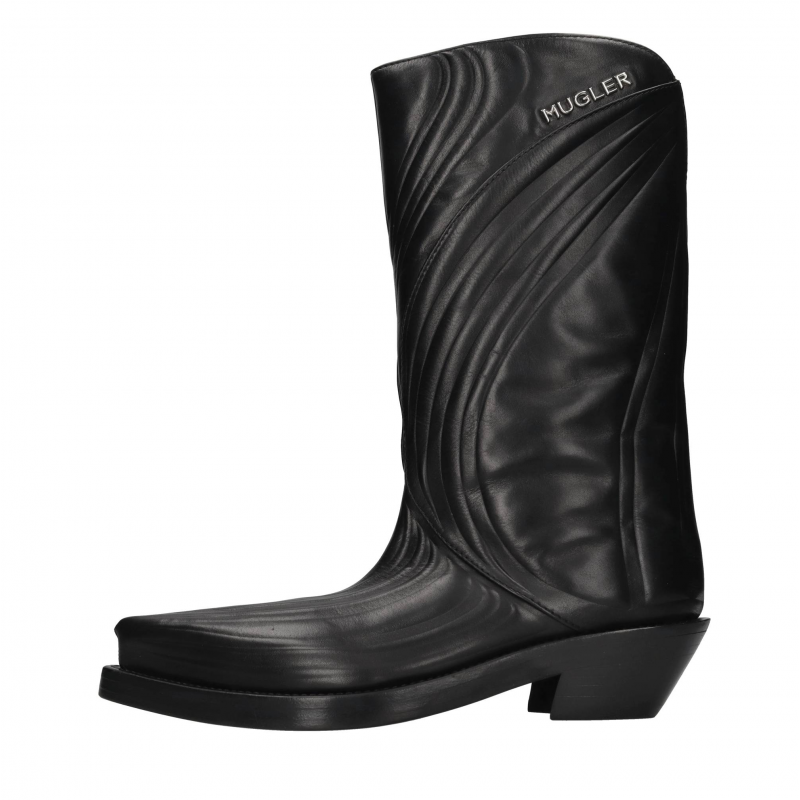Mugler Stiefel schwarz
