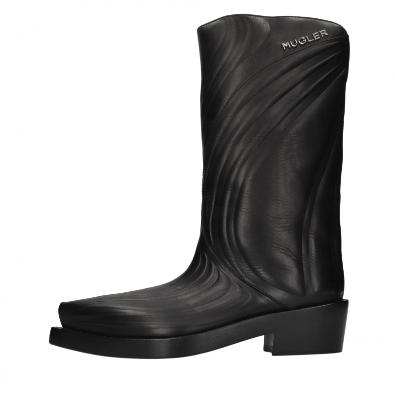 Mugler Stiefel schwarz