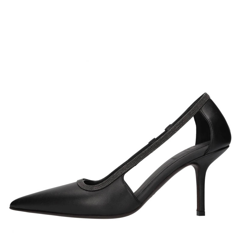 Brunello Cucinelli Schuhe mit schwarzem Absatz