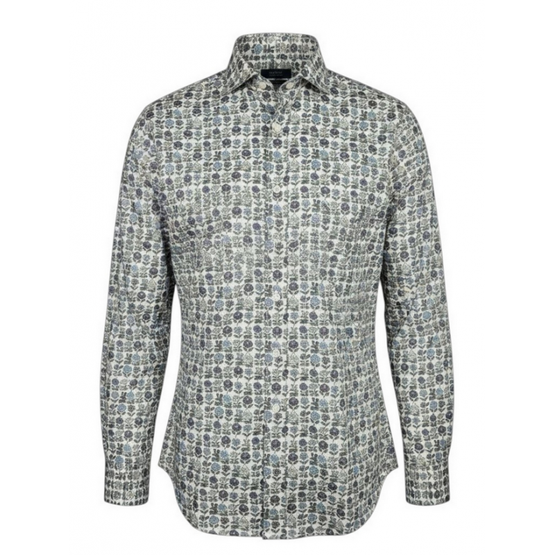 Xacus Hemden Lilla/azzurro