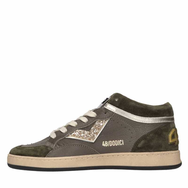 4b12 Sneakers Grun