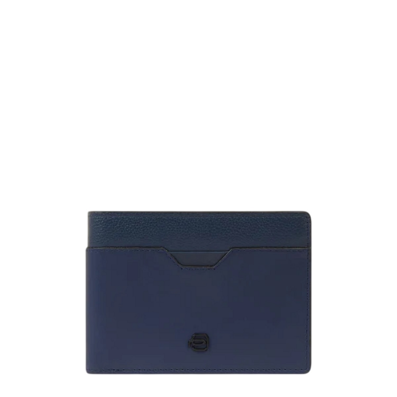 Piquadro Blaue Brieftasche