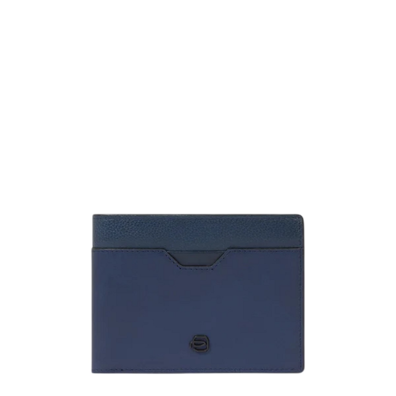 Piquadro Blaue Brieftasche