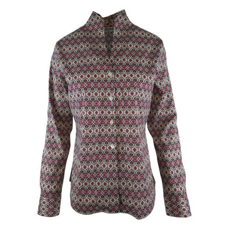 Caliban Shirts Pink/bordeau