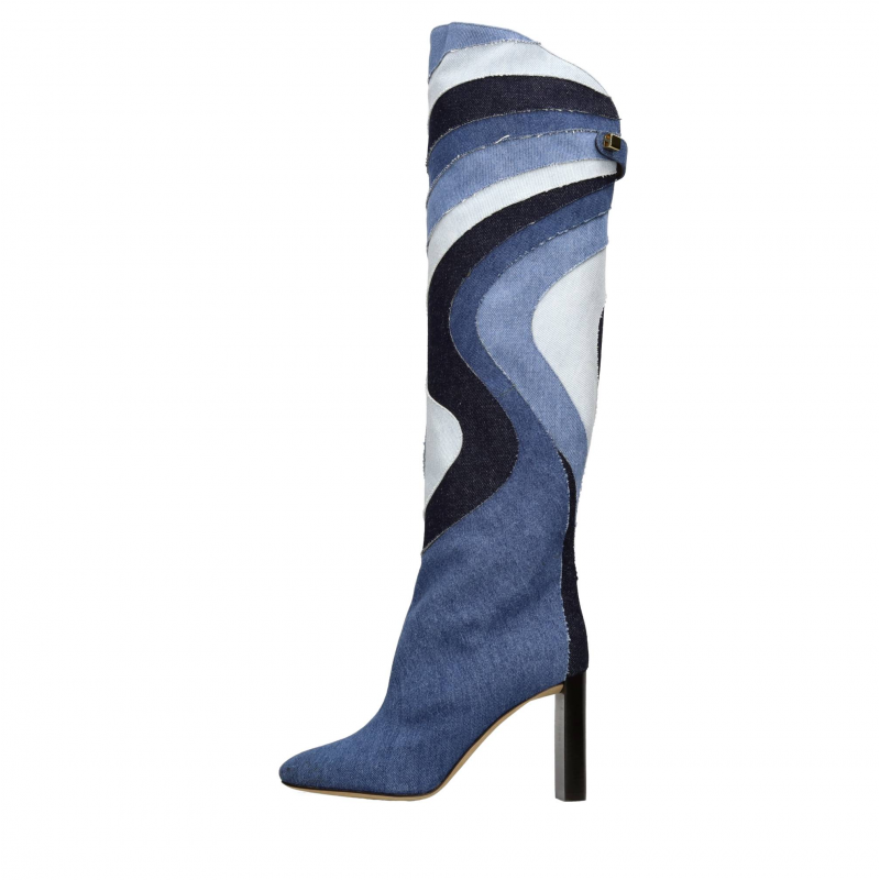 Skorpios Blaue Stiefel